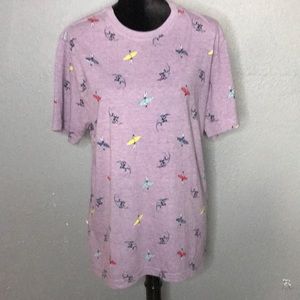 George surfing water sport purple tshirt